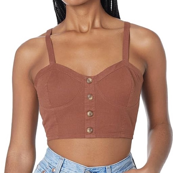 NWT Lucky Brand Lucky Brand Women's Button Front Matchback Top size 2X - Picture 1 of 11